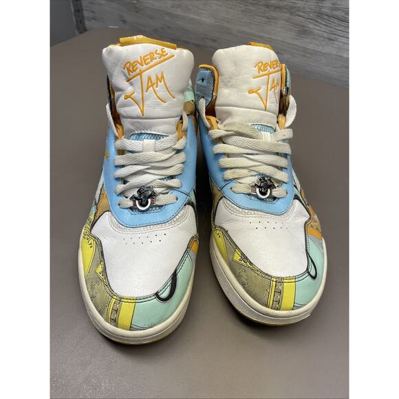 REEBOK X Hasbro Vintage Monopoly Money‎ Courtee Mid Sneakers RARE 7.5 US EU 40
